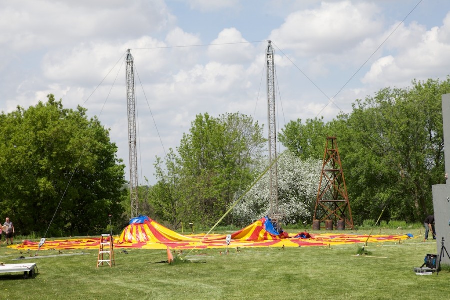 Circus Tent Build Old School Circus Rigging Dangerboy