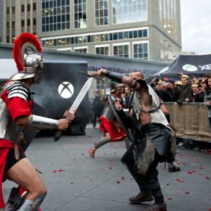 xbox, xbox one, next generation, console, ryse, ryse: son of rome, spfx, pyro, pyrotechnic arrows, blood, romans, barbarians, stunts, fire, promo, launch
