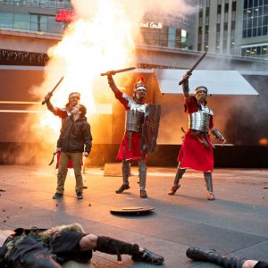 xbox, xbox one, next generation, console, ryse, ryse: son of rome, spfx, pyro, pyrotechnic arrows, blood, romans, barbarians, stunts, fire, promo, launch