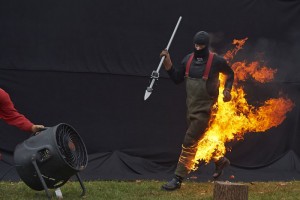danger boy, dragon, explosion, fire, fire ball, flame, gas bomb, liquid flame, propane, special effects, spfx, stunt, stunt choreography, stunt coordinator, stunts, Tom Comet, Photoshop, photoshoot, flame thrower, Allan Davey Photography, art