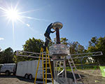 Custom Pedestal Stand with 2,000,000 Volt Tesla Coil