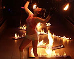 Flaming Letters - TRYST Nightclub