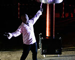 High Voltage Tesla Coil Stunt