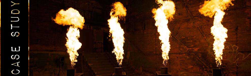 When music video director Chris Stacey was looking for some awesome flame effects for the band Manafest, he had to look no further than Danger Boy. This video was shot outdoors, at night, in downtown Hamilton, Ontario and the idea was that it had that gritty, raw quality.